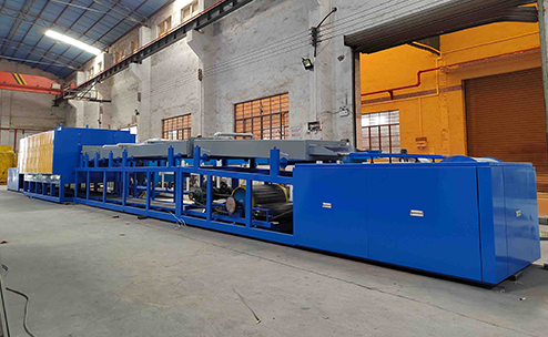 Heat Element Continuous Mesh Belt Aluminum Brazing Furnace